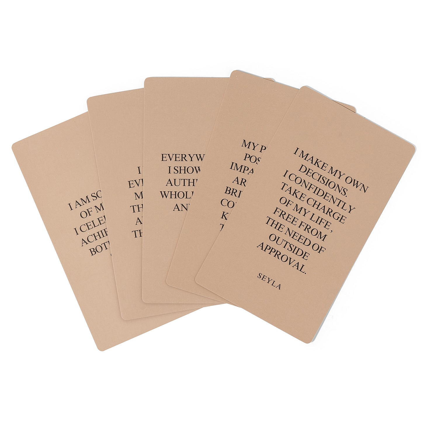 AFFIRMATIONS FOR EVERYDAY- A Deck for Your Daily Self-Care